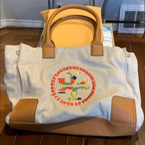 Tory Burke used purse cloth limited edition